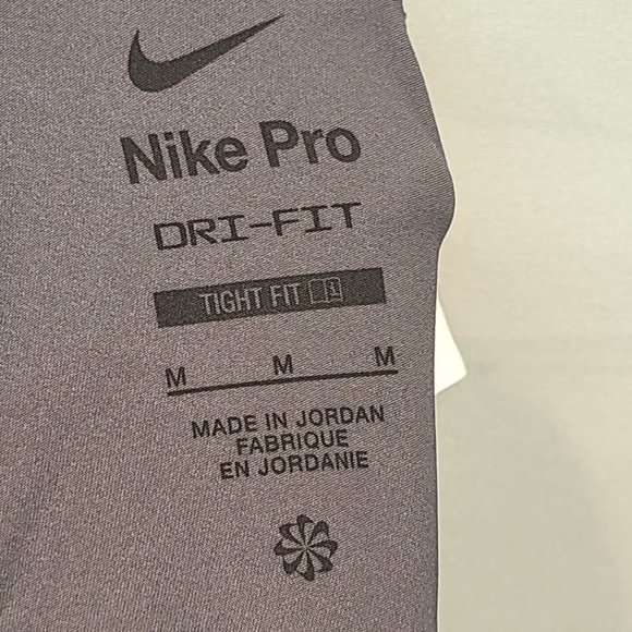 Nike Pro Tight Performance Legging Grey DriFit Mens Medium - Picture 6 of 9